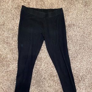 Black faded glory leggings large 12-14.